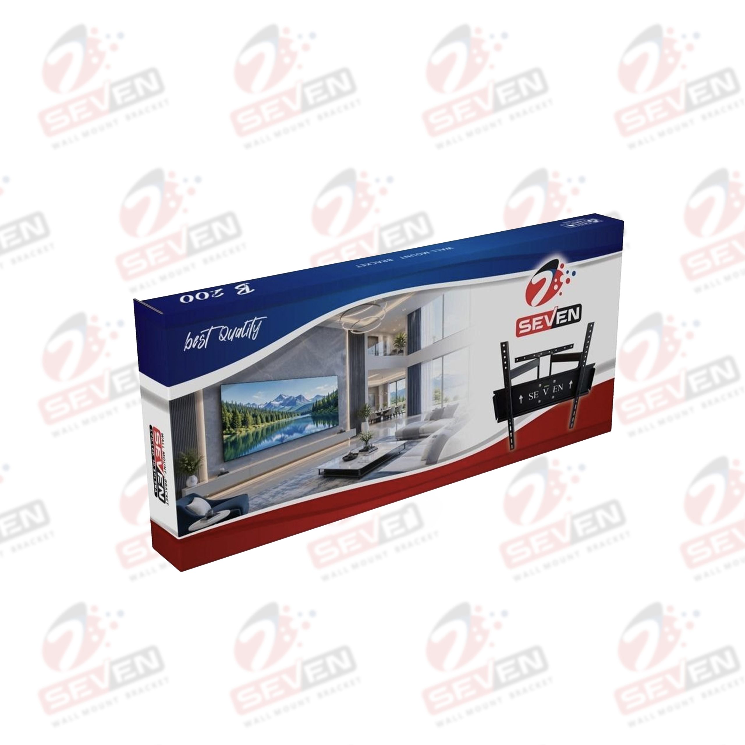 پایه دیواری دو بازو متحرک تلویزیون مدل B200 (65 تا 105 اینچ) - تصویر 3
